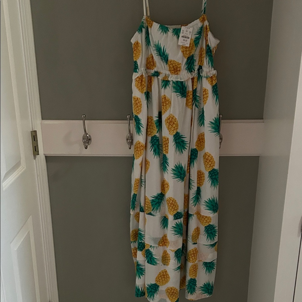 NWT J.CREW Pineapple Sundress
